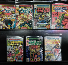 HERO FOR HIRE/POWER MAN LOT 1ST APP. BLACK GOLIATH, IRON FIST, 27 ISSUES