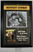DUSTIN HOFFMAN AND JON VOIGHT "MIDNIGHT COWBOY" SIGNED AND FRAMED