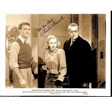 BONITA GRANVILLE 1947 THE GUILTY (DECEASED) SIGNED JSA AUTHENTICATED COA #38934