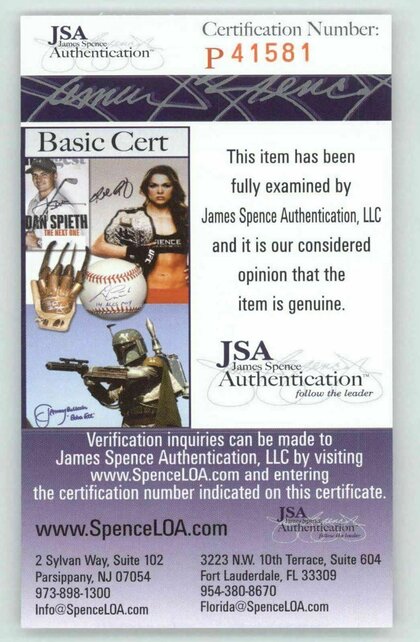 ARLENE DAHL OSCAR WINNER "SHE PLAYED WITH FIRE" PROMO SIGNED 8X10 JSA #P41581