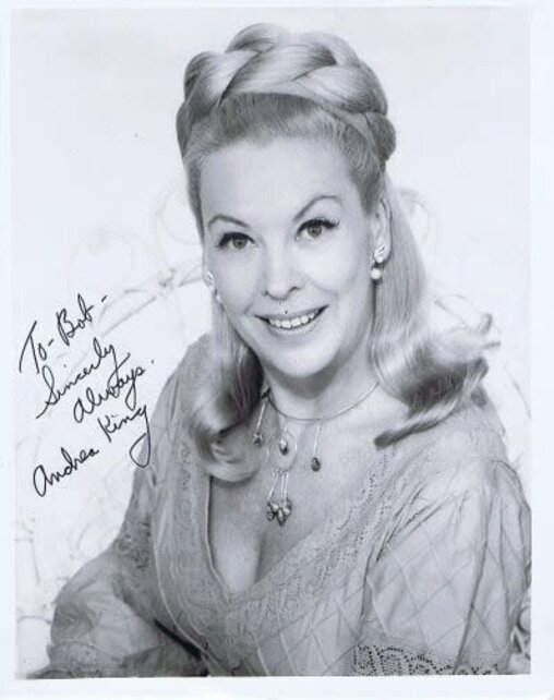ANDREA KING (DECEASED) SIGNED PHOTO AUTOGRAPHED W/COA 8X10