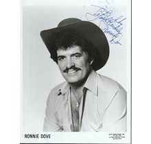 RONNIE DOVE COUNTRY MUSIC SINGER SIGNED 8x10 PHOTO WITH COA