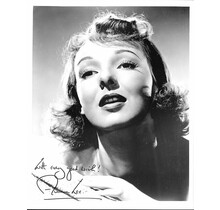 RUTH LEE. ACTRESS AUTOGRAPHED SIGNED 8X10 PRESS PHOTO