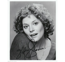 HELEN SHAVER AUTOGRAPHED SIGNED 8X10 B&W PRESS PHOTO HEAD SHOT