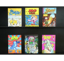 Zap Comix 1-6, Robert Crumb, Underground Comix, cult classic comics!