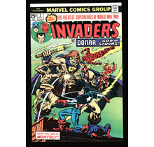 THE INVADERS #2, #3 INCLUDES BLACK KNIGHT MARVEL VALUE STAMP! WWII ACTION