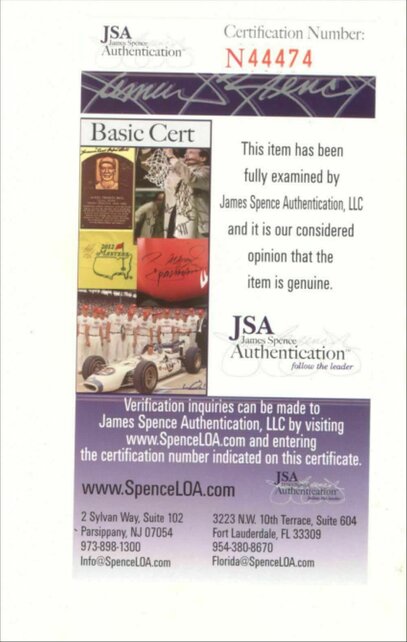 ANN RUTHERFORD DECEASED SCARLETT'S SISTER IN GONE W/ THE WIND SIGNED JSA N44474