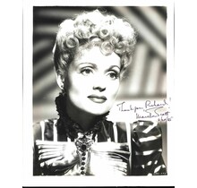 MARTHA SCOTT, (DECEASED) "BEN HUR" ACTRESS INSCRIBED 8X10 DATED 1985