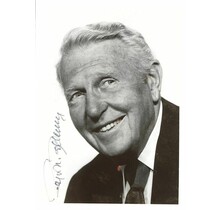 RALPH BELLAMY SIGNED AUTOGRAPHED 5X7 (DECEASED) JSA AUTHENTICATED #N44520
