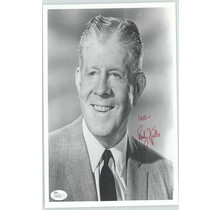 RUDY VALLEE (DECEASED) SIGNED INSCRIBED 8X10 JSA AUTHENTICATED COA #41750