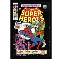 MARVEL SUPER-HEROES #14 ORIGINAL SPIDER-MAN STORY 1ST KIRBY ART !