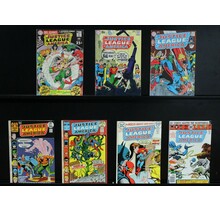 JLA lot 67, 73, 74, 94, 99, 109, 132 Good- to Fine+ Neal Adams, Joe Kubert