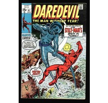 Daredevil #67 vs. The Stilt-Man, Fine+, Silver Age Marvel 15¢ cover
