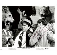 JIMMY STEWART, ACTOR "THE MAN THAT KNEW TOO MUCH" 8X10 SIGNED JSA COA #Y78107