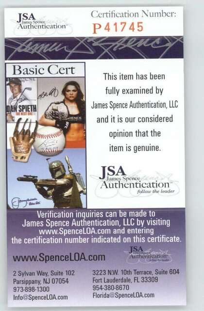 BEATRICE STRAIGHT ACTRESS (DECEASED) OSCAR WINNER SIGNED 8X10 JSA COA #P41745