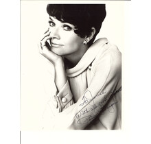 POLLY BERGEN HEAD ON HAND SIGNED PHOTO AUTOGRAPHED W/COA 8X10