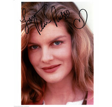 RENE RUSSO, ACTRESS AUTOGRAPHED INSCRIBED & SIGNED CLOSE UP 8X10 WITH COA