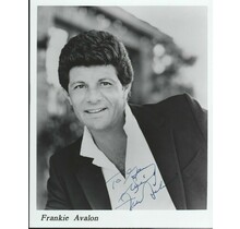 FRANKIE AVALON AUTOGRAPHED SIGEND PHOTO (8X10) BLACK & WHITE 8015