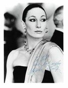 ANJELICA HOSTON , ACTRESS, DIRECTOR PUBLISHER SIGNED 8X10 WITH COA