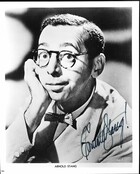 ARNOLD STANG, ACTOR & COMIC AUTOGRAPHED SIGNED 8X10 B&W PHOTO