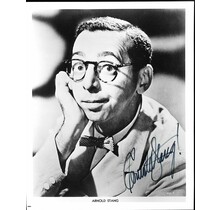 ARNOLD STANG, ACTOR & COMIC AUTOGRAPHED SIGNED 8X10 B&W PHOTO