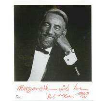 ROD MCKUEN ACTOR, SINGER, (DECEASED) SIGNED 8X10 JSA AUTHENTICATED COA #R66863