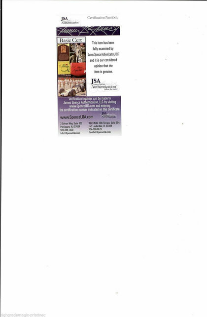 ANN SOTHERN, ACTRESS SIGNED (DECEASED) 8X10 JSA AUTHENTICATED COA #N44498