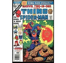 Marvel Two-In-One Annual #2 Thing & Spider-Man Fine+ Thanos