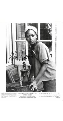 ALFRE WOODWARD , ACTOR, PRODUCER, AUTOGRAPHED SIGNED 8X10