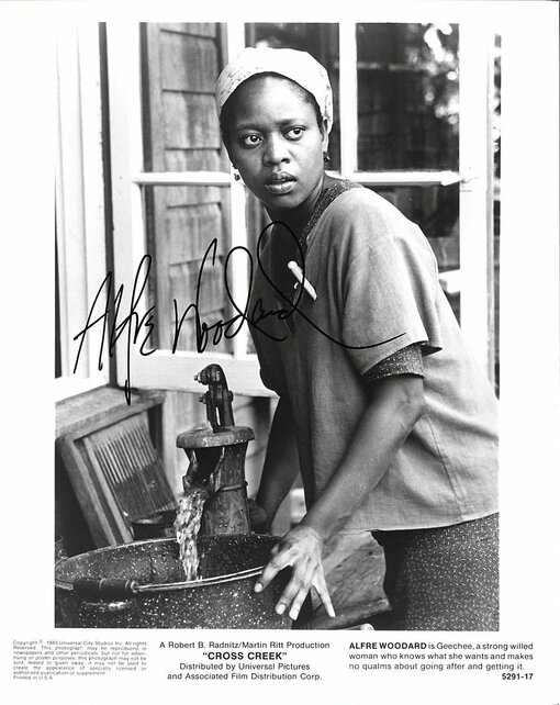 ALFRE WOODWARD , ACTOR, PRODUCER, AUTOGRAPHED SIGNED 8X10