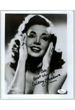 AUDREY MEADOWS "ALICE" HONEYMOONERS (DECEASED) SIGNED 8X10 JSA COA #N44419
