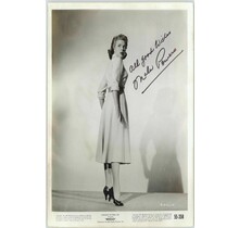 MALA POWERS ,ACTRESS (DECEASED) 1955 FILM "BENGAZI" 8X10 JSA AUTHEN. COA #P41706