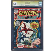 DAREDEVIL #106 CGC 9.6 WHITE SINGLE HIGHEST GRADED SS STAN LEE CGC #1115248004