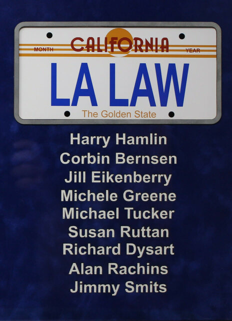 LA LAW CAST HAMLIN, BERSEN, EIKENBERRY, TUCKER SIGNED CUSTOM FRAMED 9 SIGS !