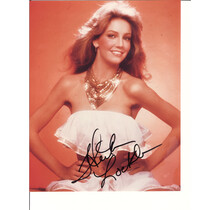HEATHER LOCKLEAR GOLD NECKLACE SIGNED PHOTO AUTOGRAPHED W/COA 8X10