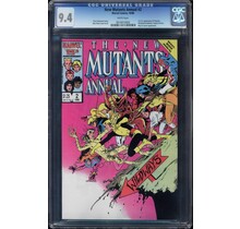 The New Mutants Annual #2 CGC 9.4 w 1st App. Psylocke