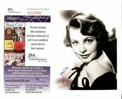 ARLENE DAHL OSCAR WINER 4X5 PROMO PHOTO SIGNED 8X10 JSA #N45486