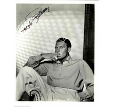 RALPH BELLAMY (SMOKING) SIGNED 8X10 (DECEASED) JSA AUTHENTICATED #N38701