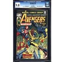 AVENGERS #144 CGC 9.8 WHITE ORIGIN, 1ST APP OF HELLCAT CGC #0956399007