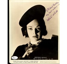 KATHERINE DEMILLE, (DECEASED) SIGNED 8X10 JSA AUTHENTICATED COA #R66812