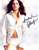 AMANDA PEET AUTOGRAPHED SIGNED 8X10 PHOTO WHITE SHIRT UNDERWEAR