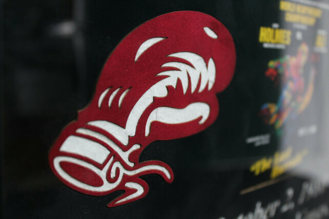 MUHAMMAD ALI  ALI VS FOREMAN SIGNED BY BOTH !! THE ROPE-A-DOPE FIGHT !