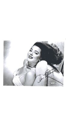 ANN RUTHERFORD ACTRESS, SIGNED 8X10 WITH COA
