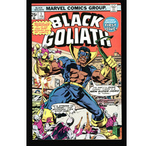 BLACK GOLIATH BRONZE AGE MARVEL SUPERHERO, 1ST AND LAST ISSUE, #1, #5 VF-NM