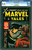 MARVEL TALES #115 CGC 5.5 OWW "THE MAN WITH NO FACE" CGC #1197396002
