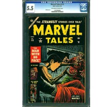 MARVEL TALES #115 CGC 5.5 OWW "THE MAN WITH NO FACE" CGC #1197396002