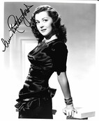 ANN RUTHERFORD SIGNED AUTOGRAPHED LOOKING SEXY 8X10