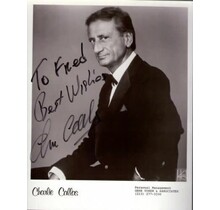 CHARLIE CALLAS, ACTOR, COMEDIAN SIGNED 8X10 PHOTO WITH COA