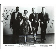 CHUCK BERRY, SIGNED 3 SIGNATURES FROM THE FILM "GO JOHNNY GO" #2 WITH COA