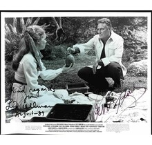 LIV ULLMANN, PETER FINCH IN THE 1973 FILM "LOST HORIZON" SIGNED 8X10 PHOTO W/COA